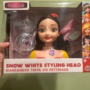 Snow White Styling Head - Black and Yellow